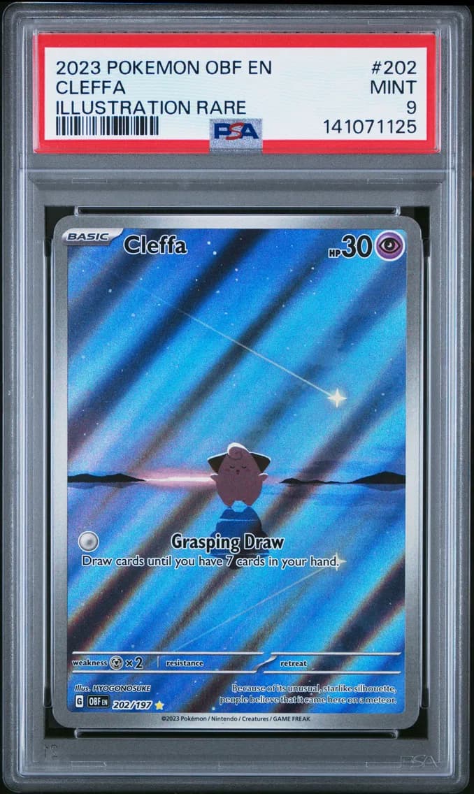 Cleffa, Obsidian Flames, PSA 9