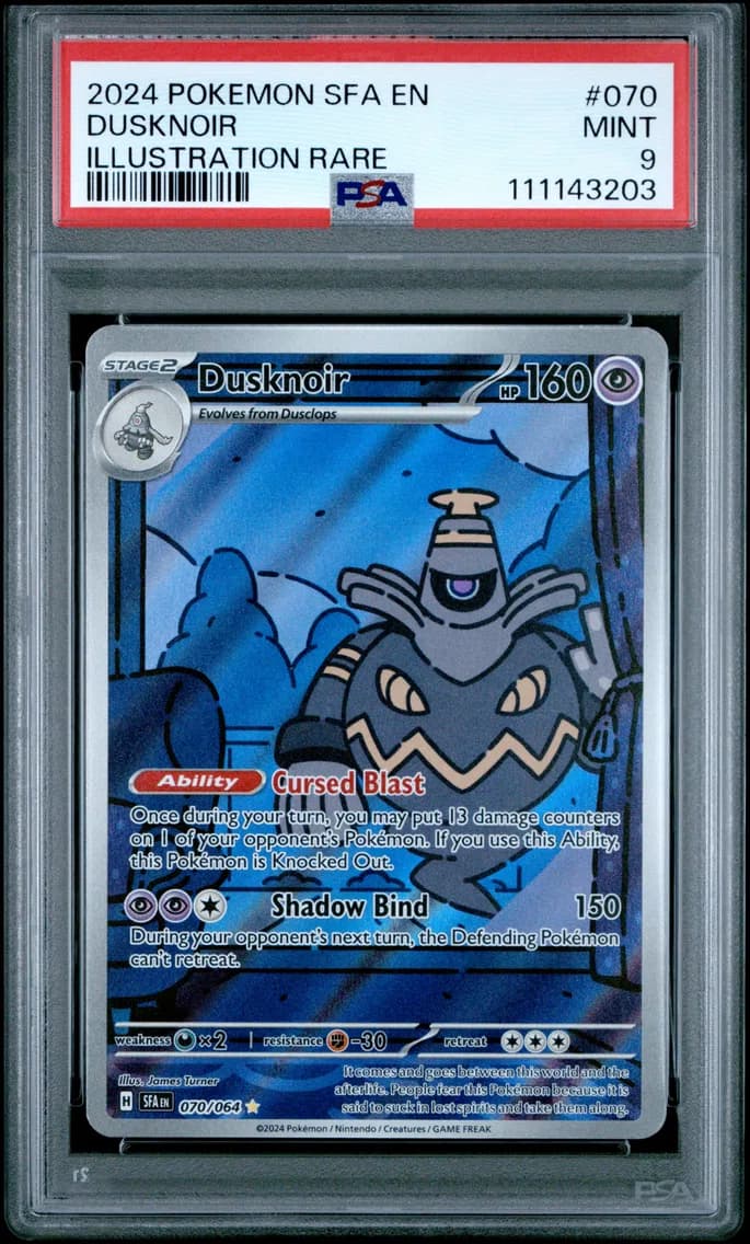 Dusknoir, Shrouded Fable, PSA 9