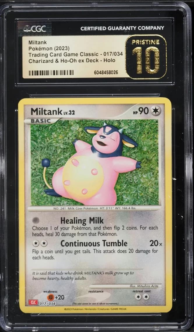 Miltank, Trading Card Game Classic - CLV, CLC, CLB, CGC 10