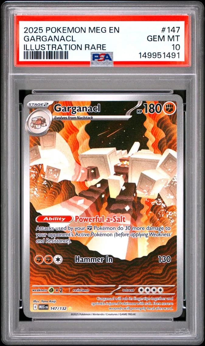 Garganacl, Mega Evolution, PSA 10