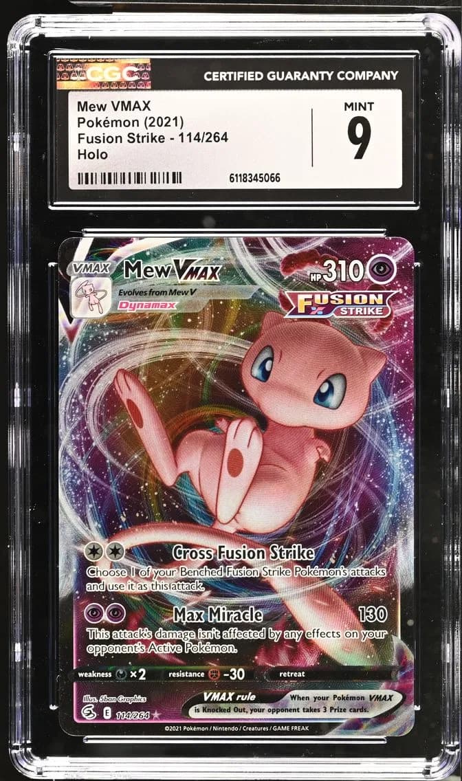 Mew VMAX, Fusion Strike, CGC 9