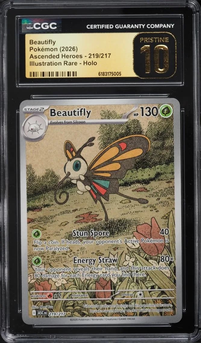 Beautifly, Ascended Heroes, CGC 10