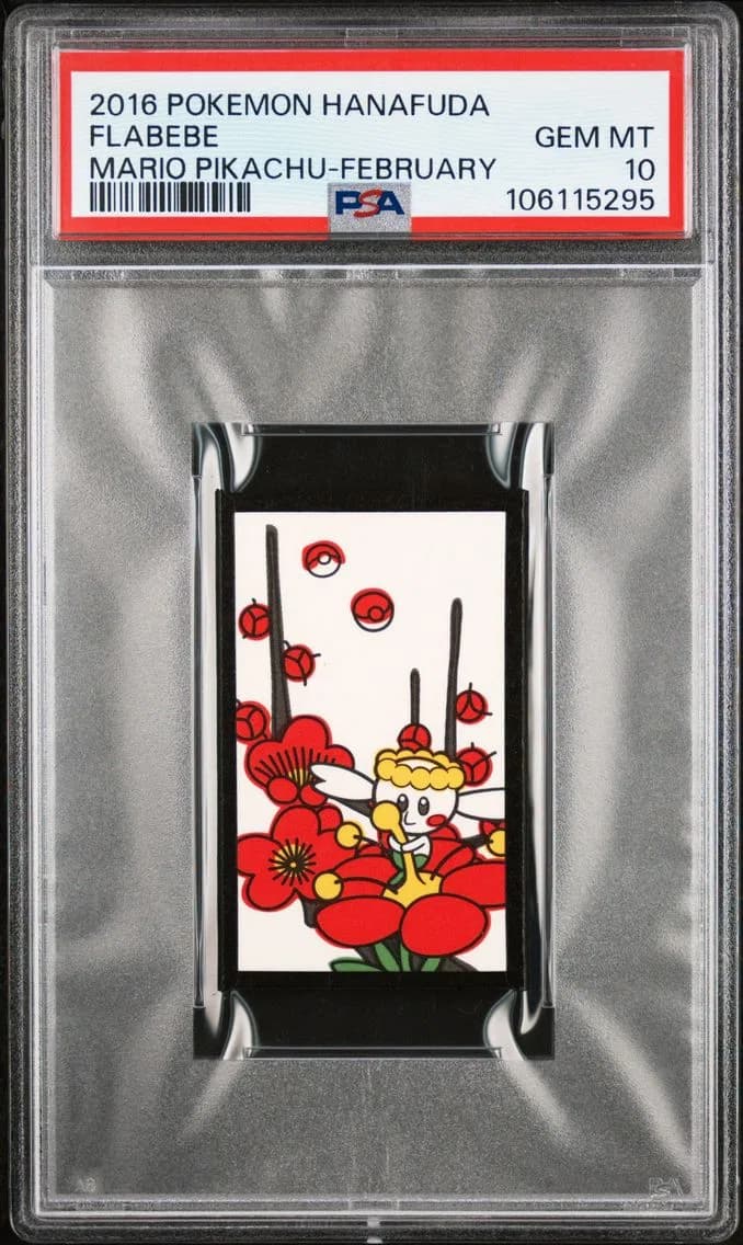 Flabebe, Hanafuda Mario Pikachu, PSA 10