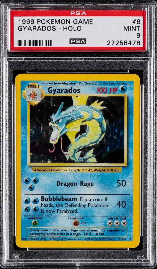 Gyarados-Holo, Game, PSA 9