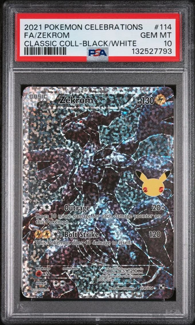 Zekrom, Celebrations Classic Collection, PSA 10