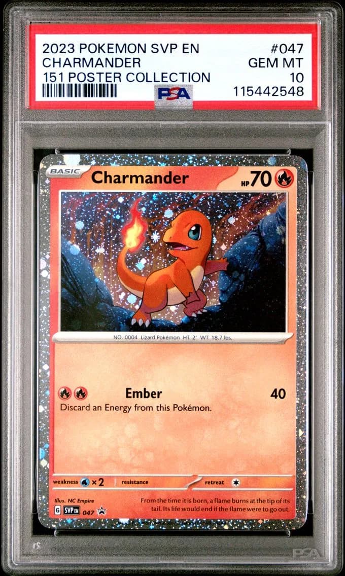Charmander, SV Black Star Promo, PSA 10