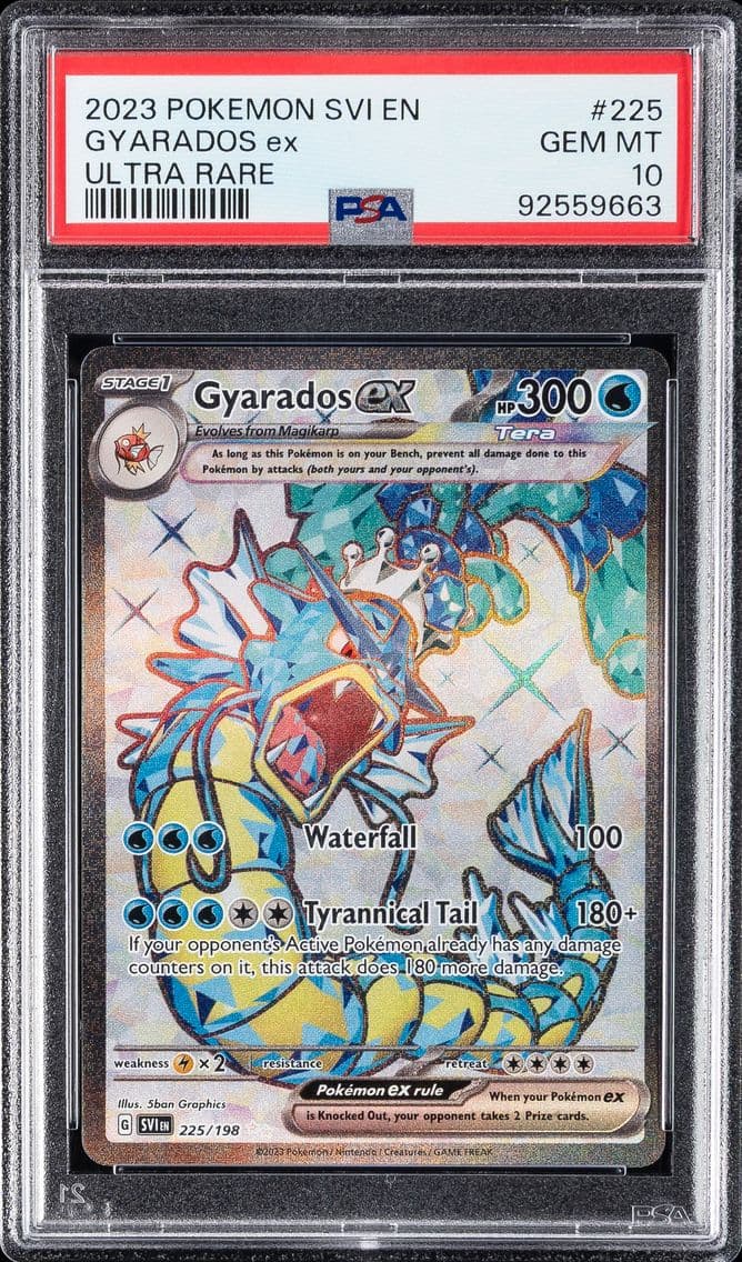 Gyarados EX, Scarlet & Violet, PSA 10