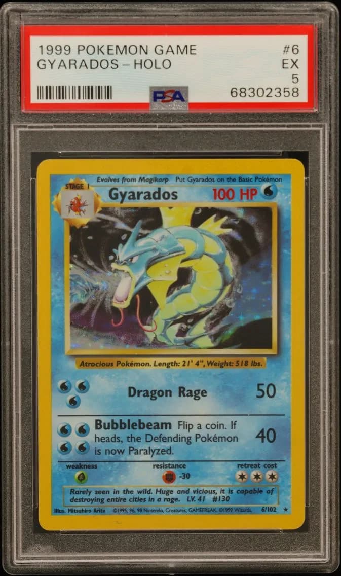 Gyarados-Holo, Game, PSA 5