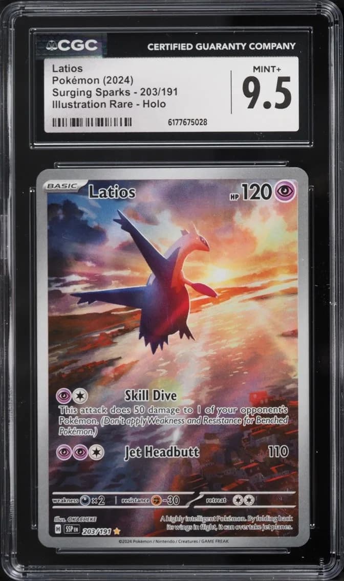 IR Latios, Surging Sparks, CGC 9.5