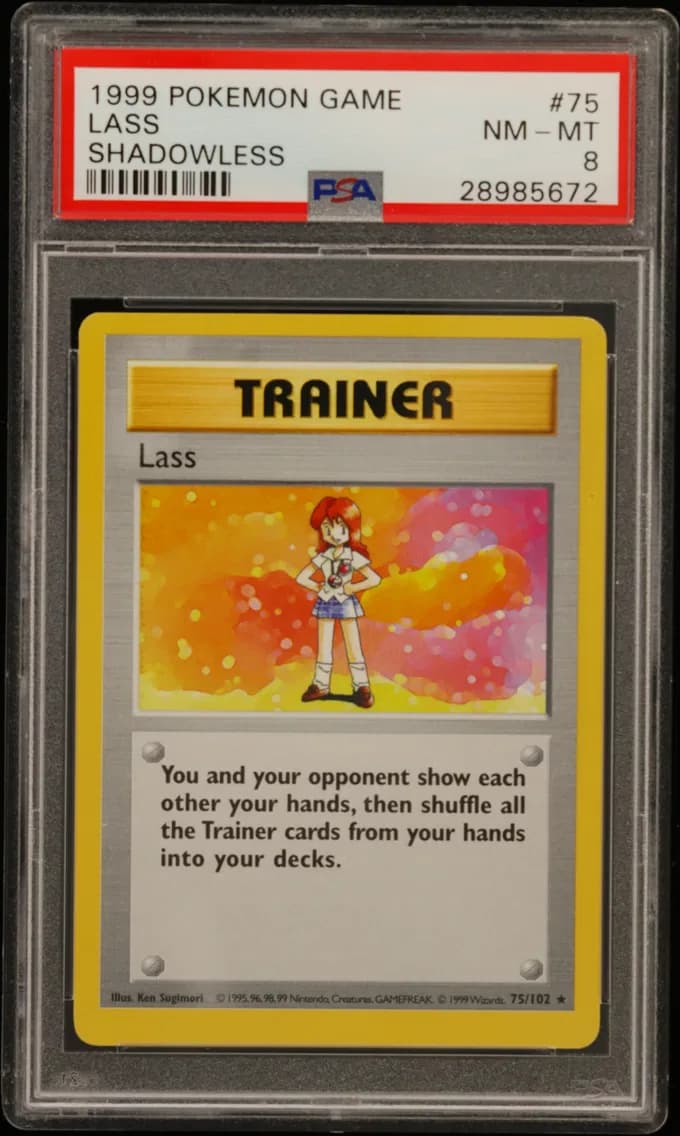 Lass Shadowless, Game, PSA 8