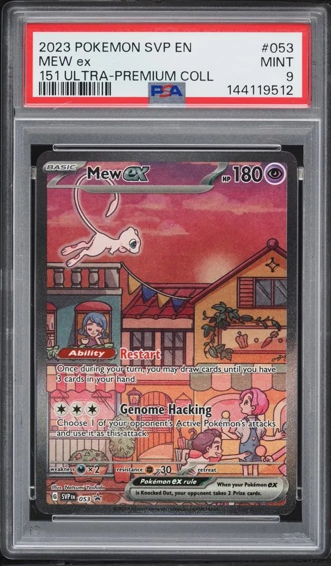 Mew EX, SV Black Star Promo, PSA 9