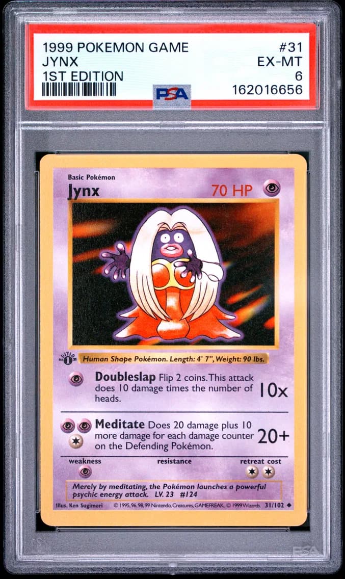 Jynx 1st Edition, Game, PSA 6
