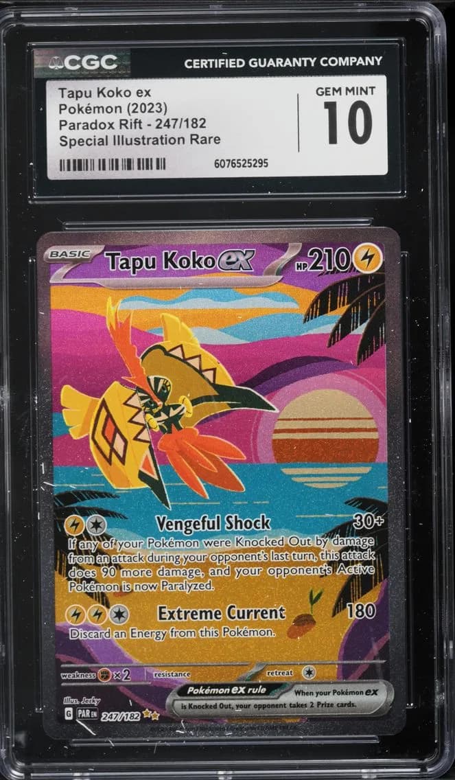 Tapu Koko EX, Paradox Rift, CGC 10