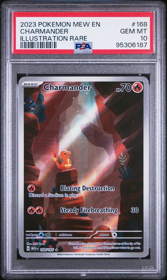 Charmander, 151, PSA 10