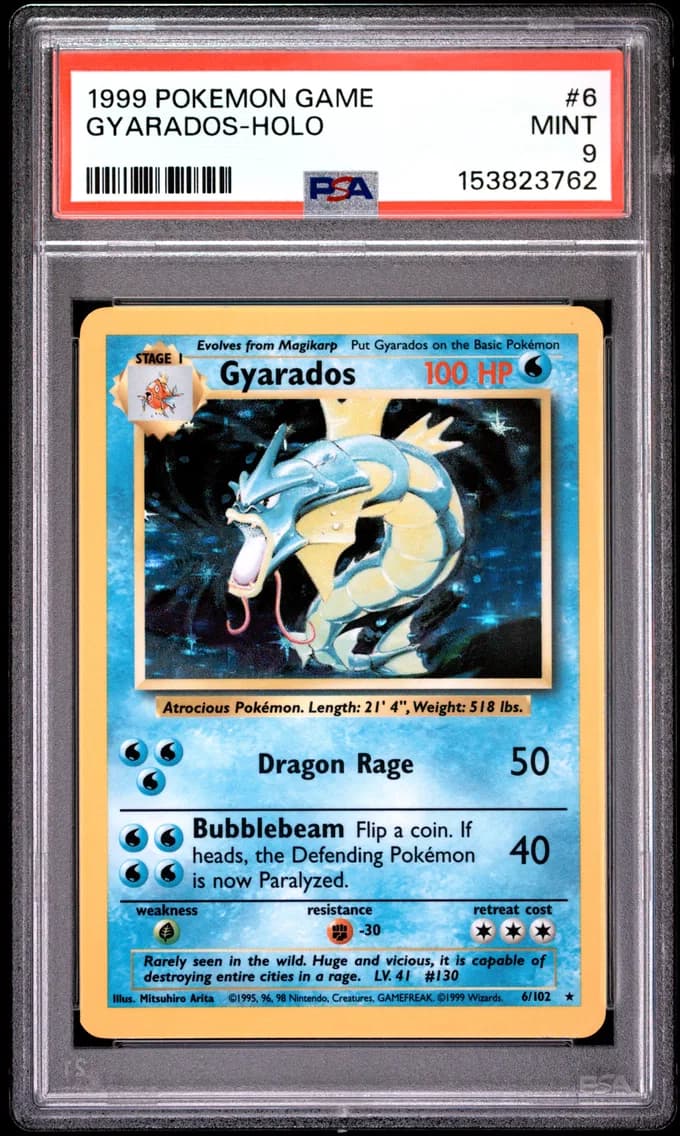 Gyarados-Holo, Game, PSA 9