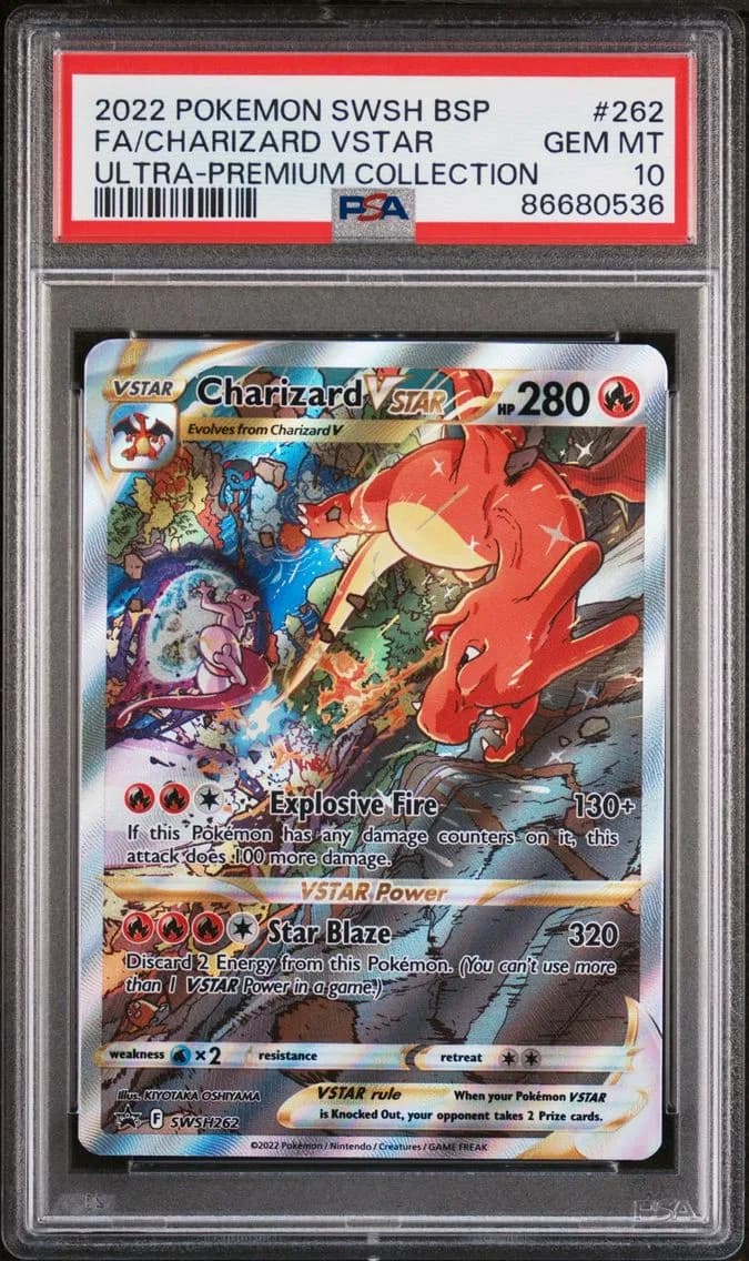 Charizard VSTAR, Swsh Black Star Promo, PSA 10