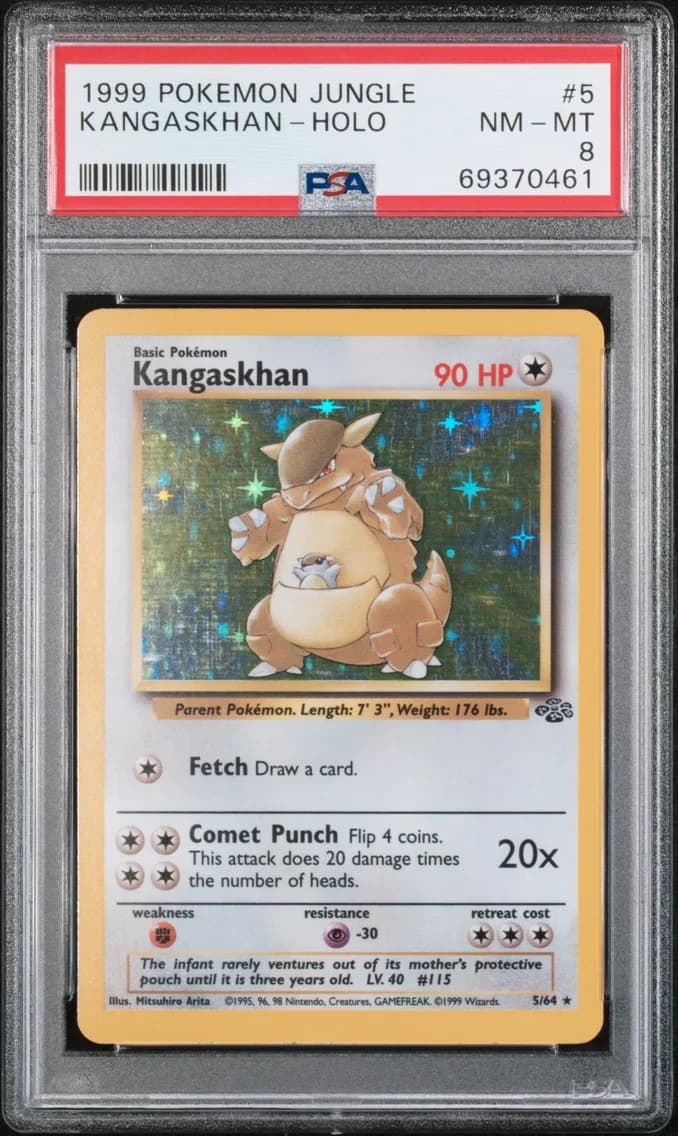 Kangaskhan-Holo, Jungle, PSA 8