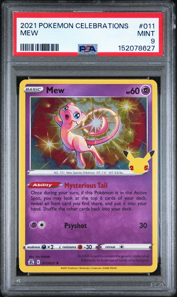 Mew, Celebrations, PSA 9