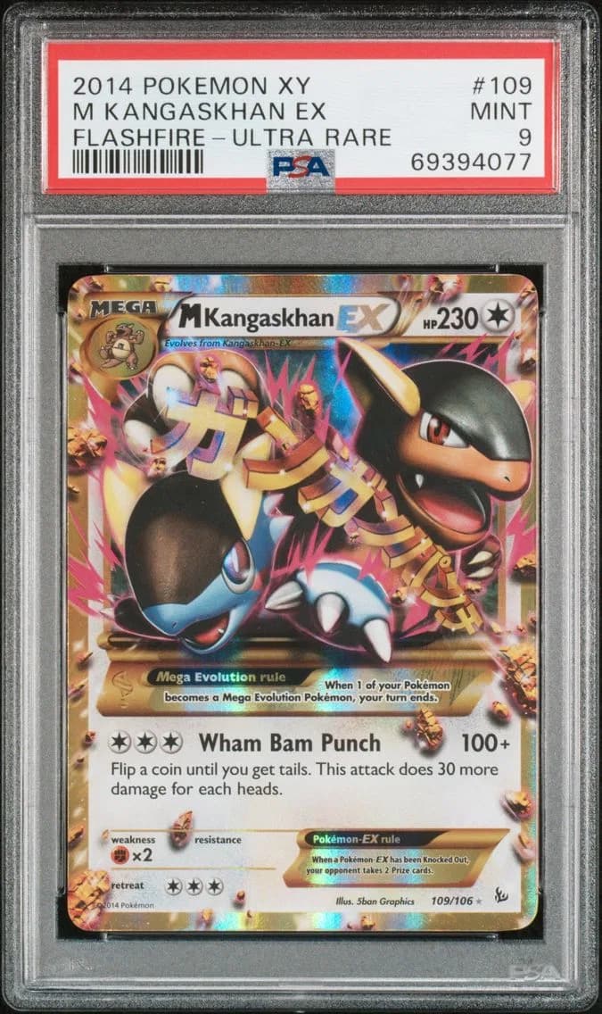 M Kangaskhan EX, XY Flashfire, PSA 9