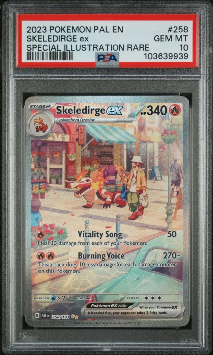 Skeledirge EX, Paldea Evolved, PSA 10