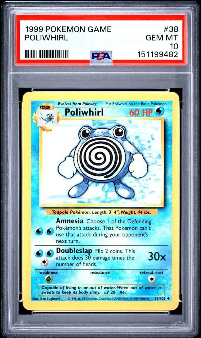 Poliwhirl, Game, PSA 10