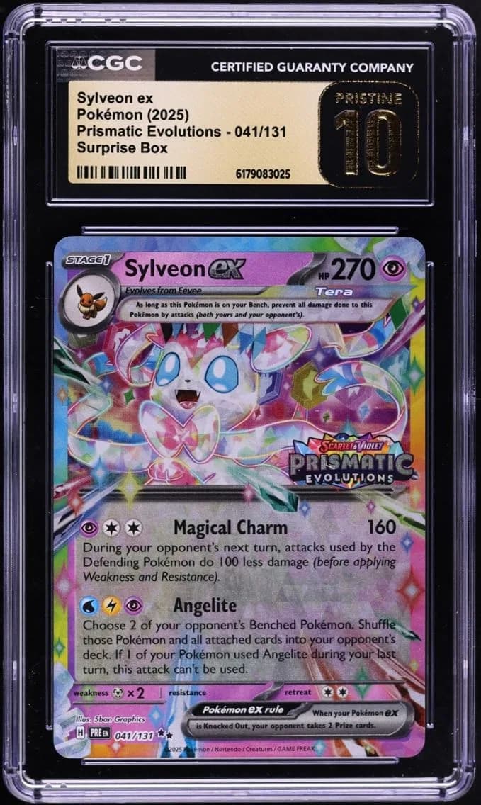 Sylveon ex, Prismatic Evolutions, CGC 10