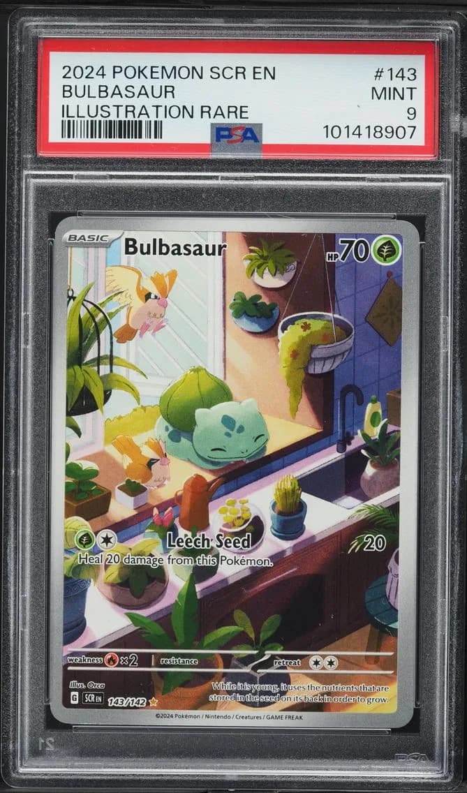 Bulbasaur, Stellar Crown, PSA 9