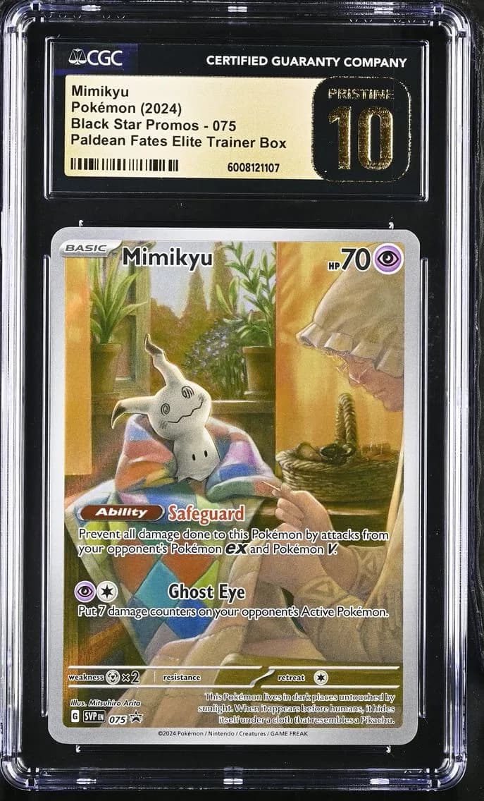 Mimikyu, Black Star Promos - Scarlet & Violet SVP EN, CGC 10