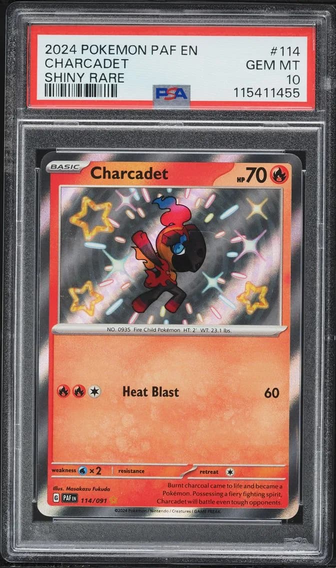 Charcadet, Paldean Fates, PSA 10