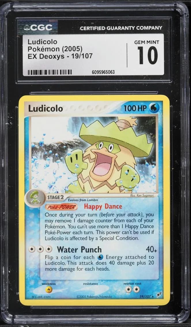 Deoxys Ludicolo, EX Deoxys, CGC 10