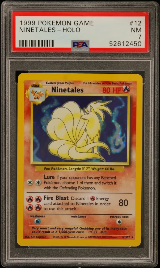 Ninetales-Holo, Game, PSA 7
