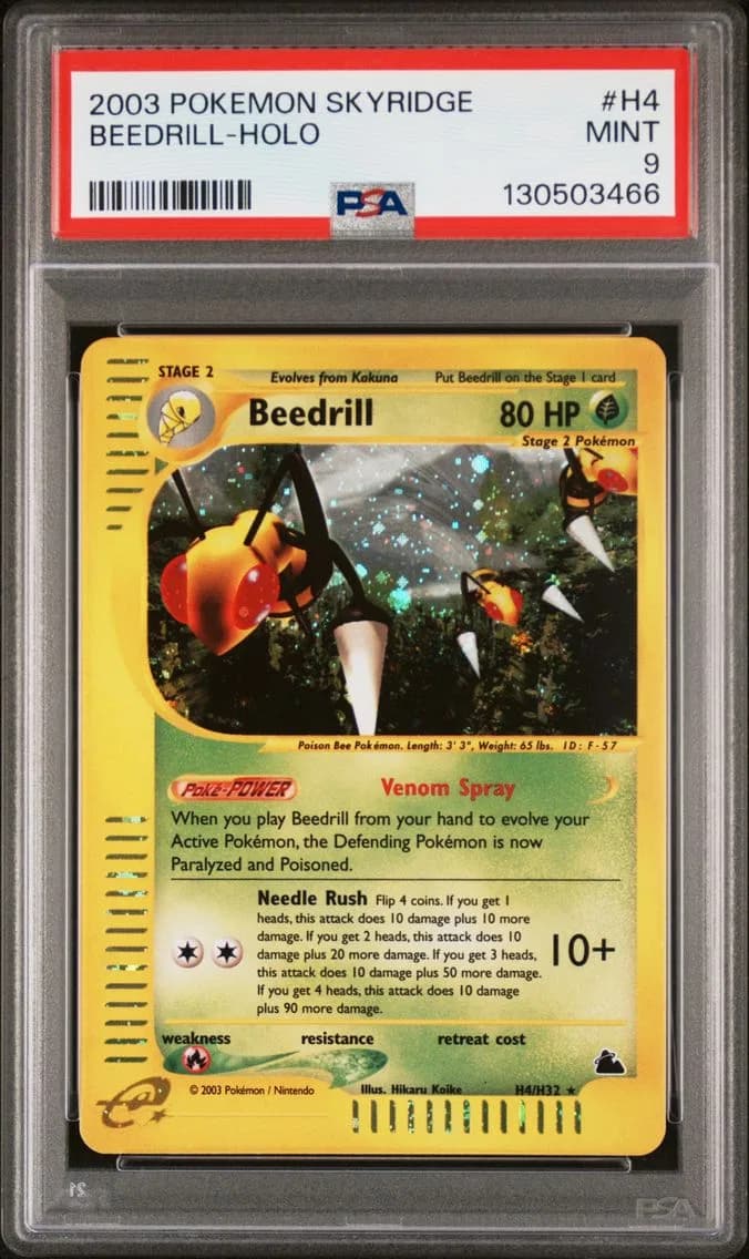 Beedrill-Holo, Skyridge, PSA 9