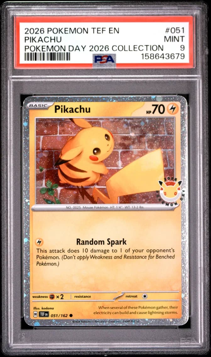 Pikachu, Temporal Forces, PSA 9