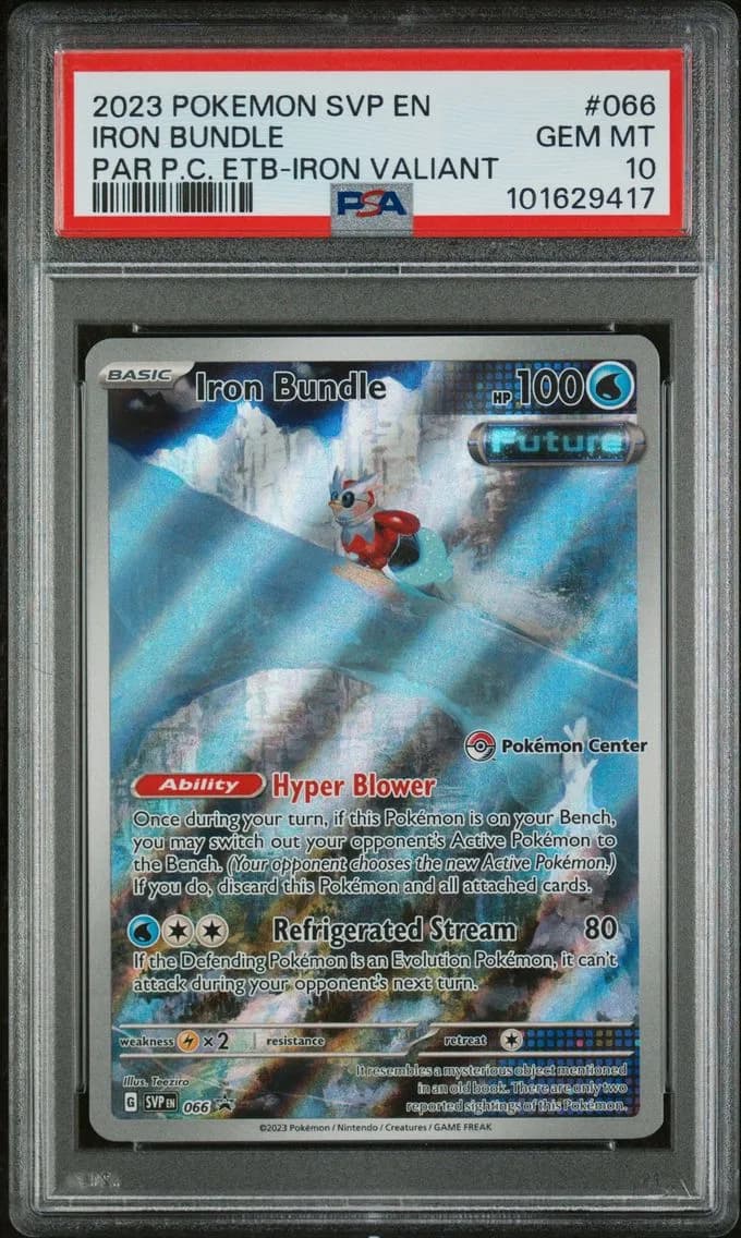 Iron Bundle, SV Black Star Promo, PSA 10