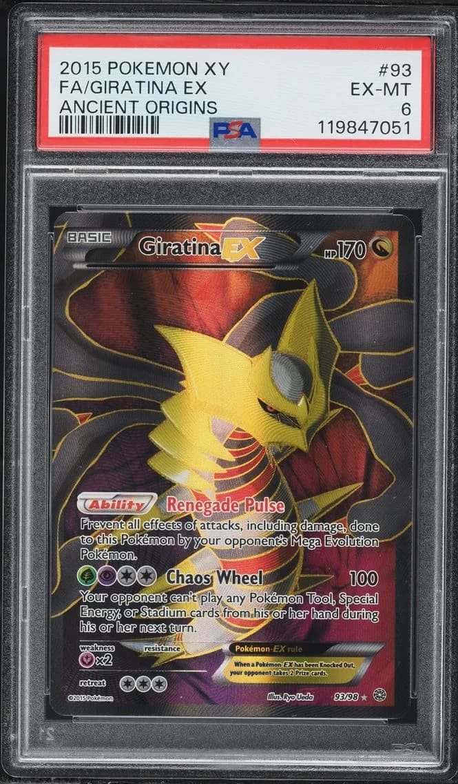 Giratina EX, XY Ancient Origins, PSA 6