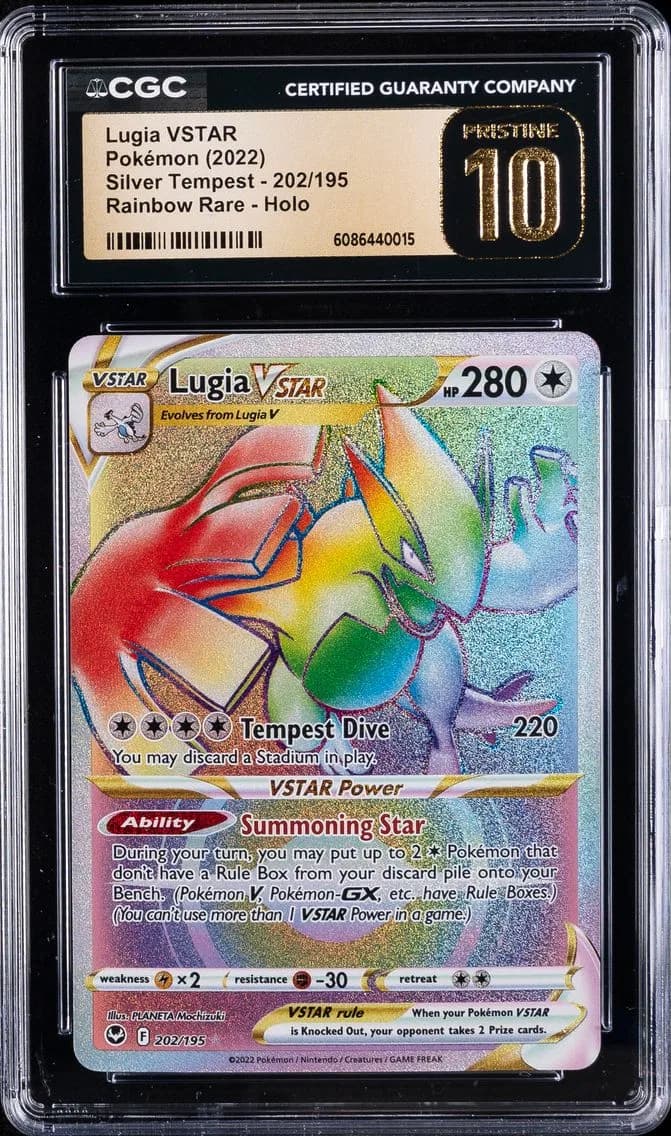 Lugia VSTAR, Silver Tempest, CGC 10