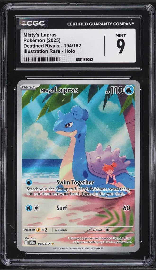 Misty's Lapras, Destined Rivals, CGC 9