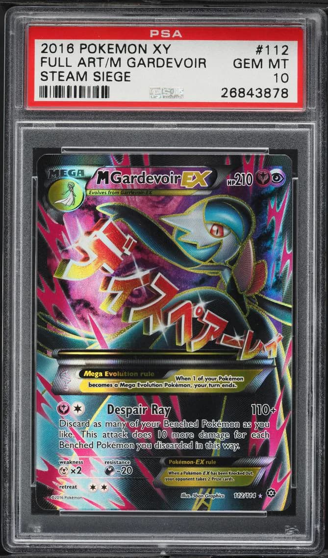 M Gardevoir EX, XY Steam Siege, PSA 10