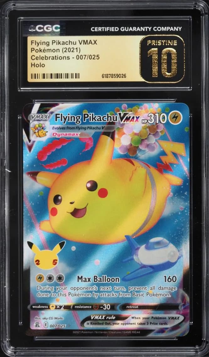 Flying Pikachu VMAX, Celebrations, CGC 10