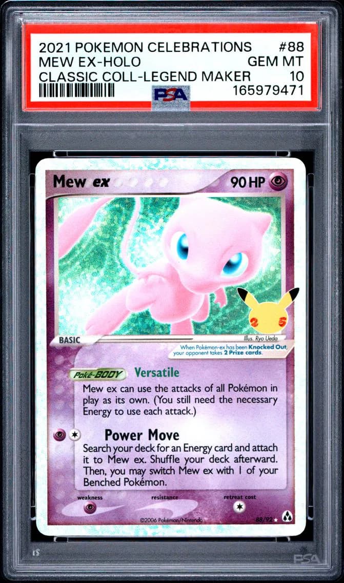 Mew EX-Holo, Celebrations Classic Collection, PSA 10