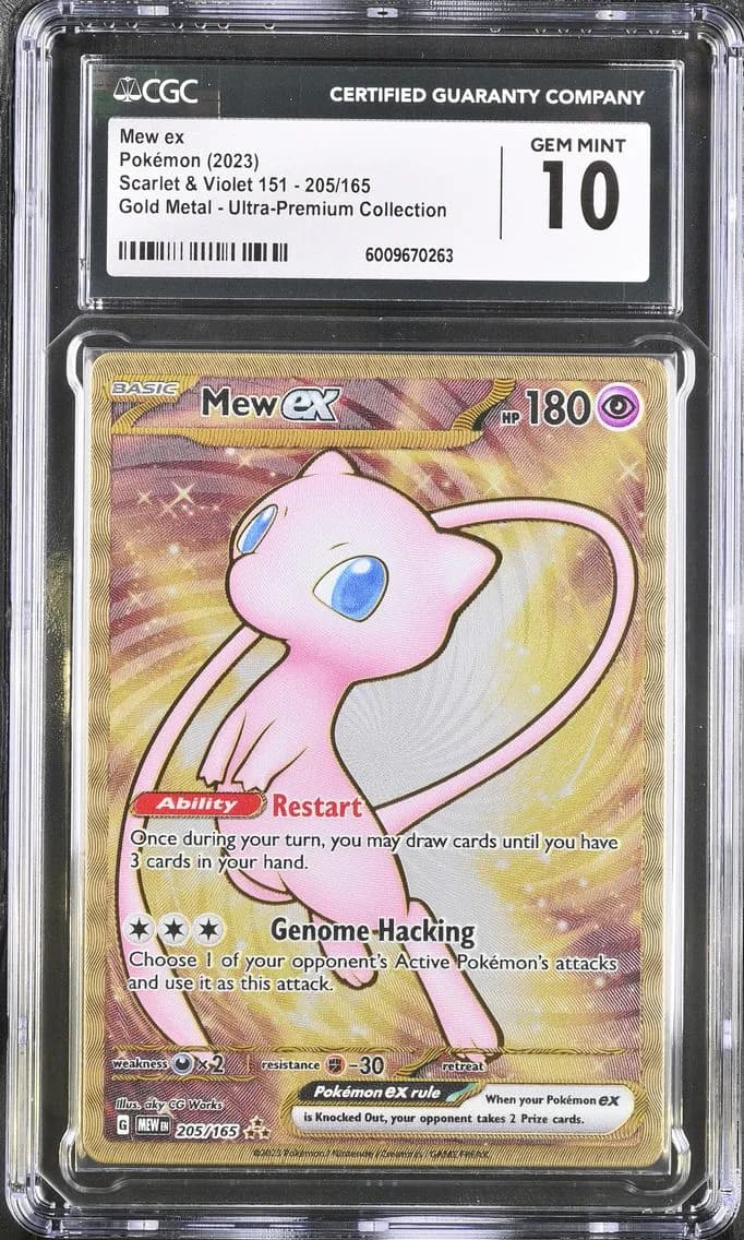 Mew ex, Scarlet & Violet 151, CGC 10