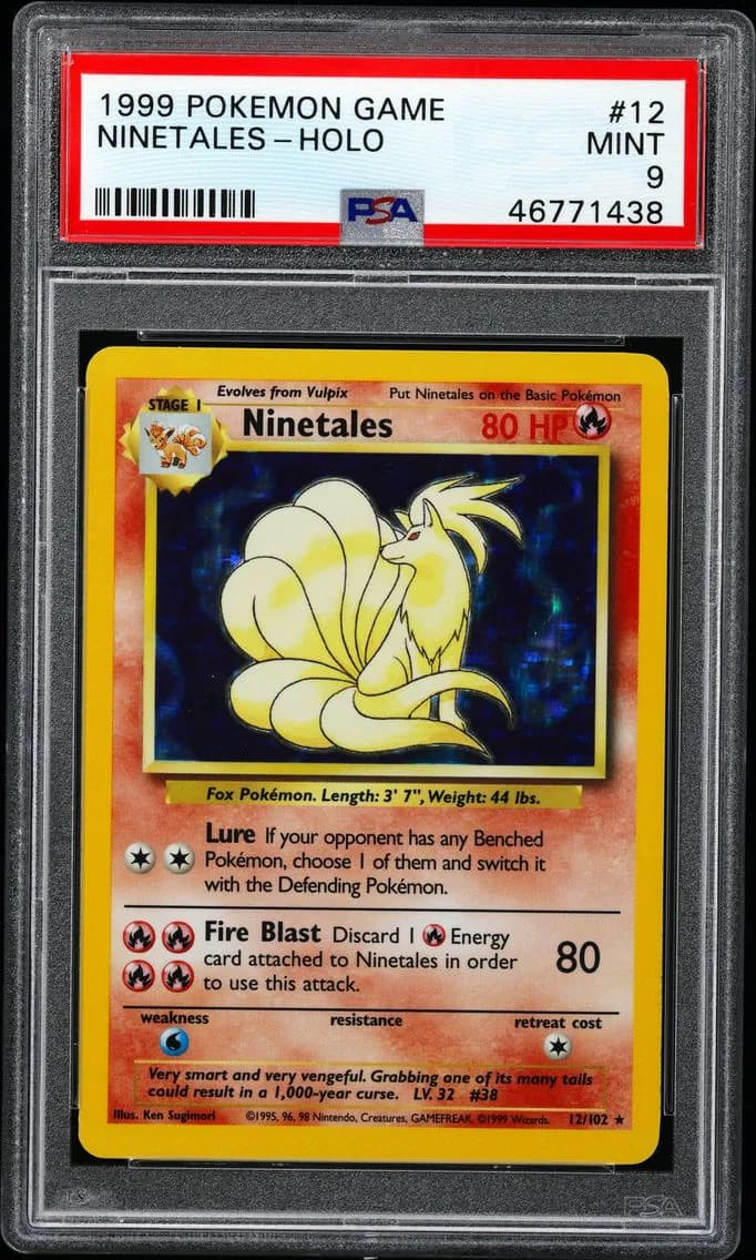Ninetales-Holo, Game, PSA 9