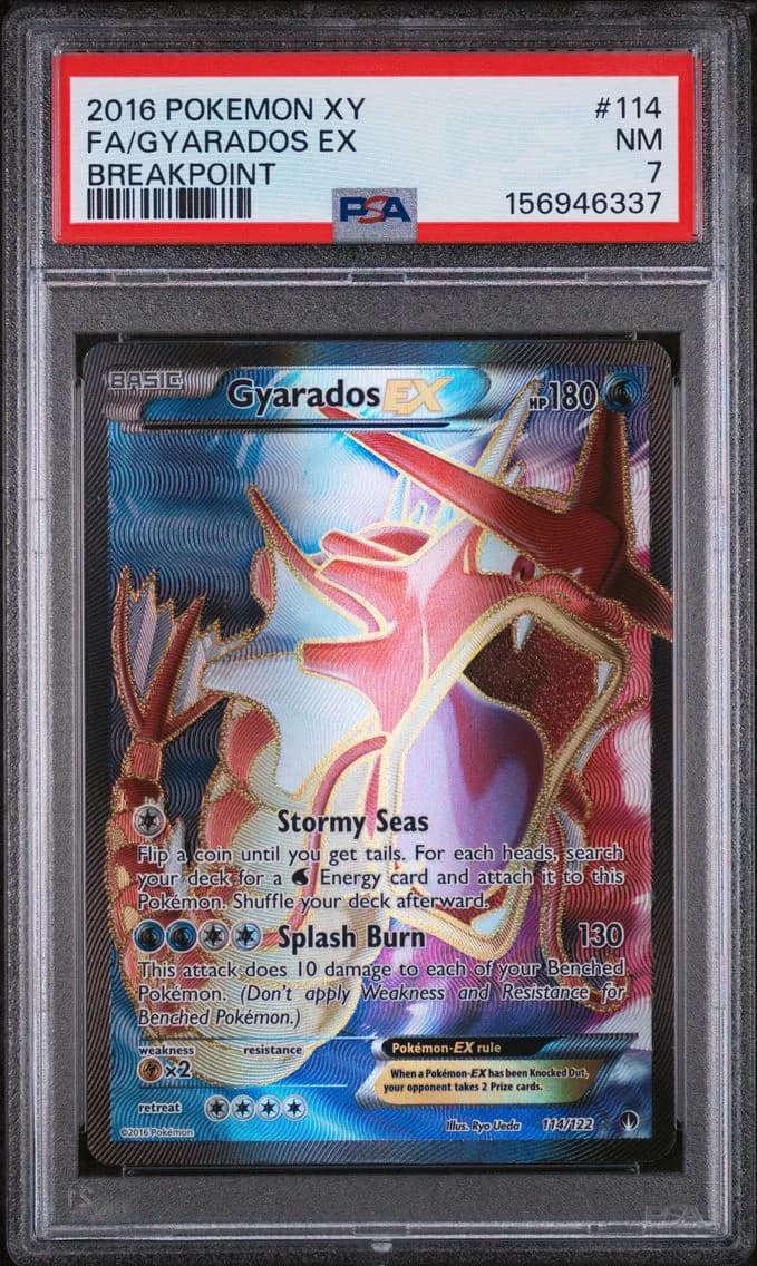 Gyarados EX, XY Breakpoint, PSA 7