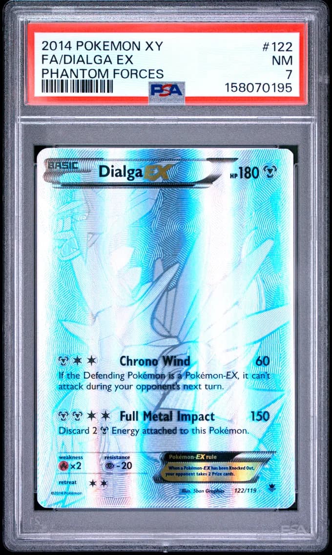 Dialga EX, XY Phantom Forces, PSA 7