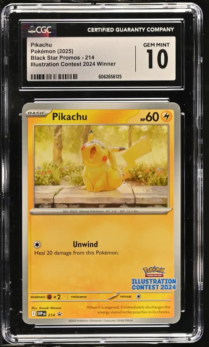 Pikachu, Black Star Promos - Scarlet & Violet SVP EN, CGC 10