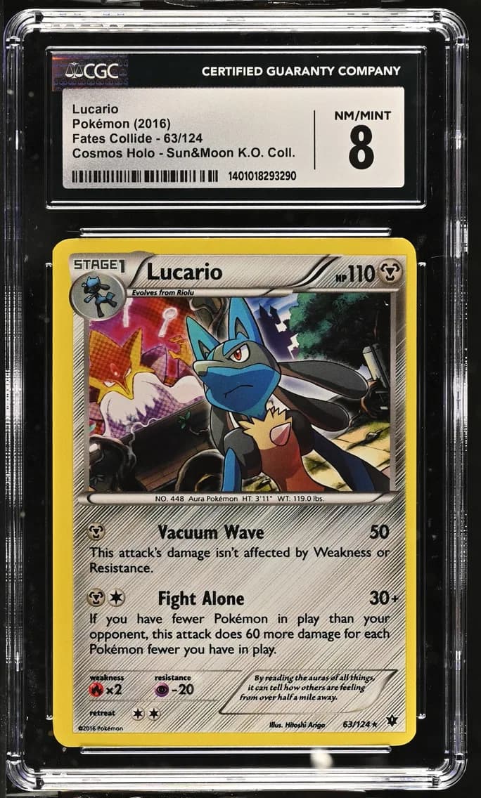 Lucario, Fates Collide, CGC 8