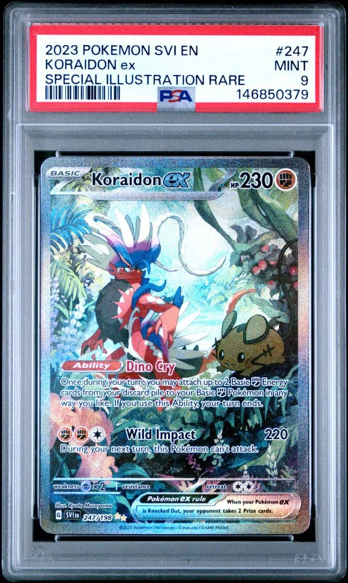 Koraidon EX, Scarlet & Violet, PSA 9