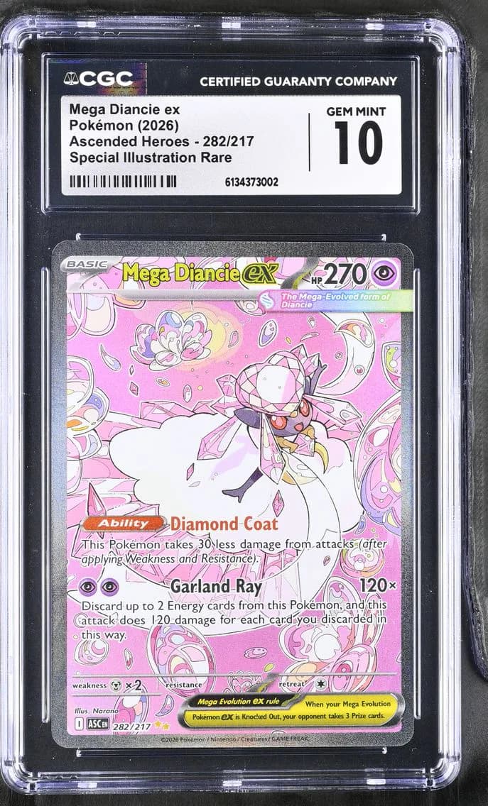 Mega Diancie ex, Ascended Heroes, CGC 10