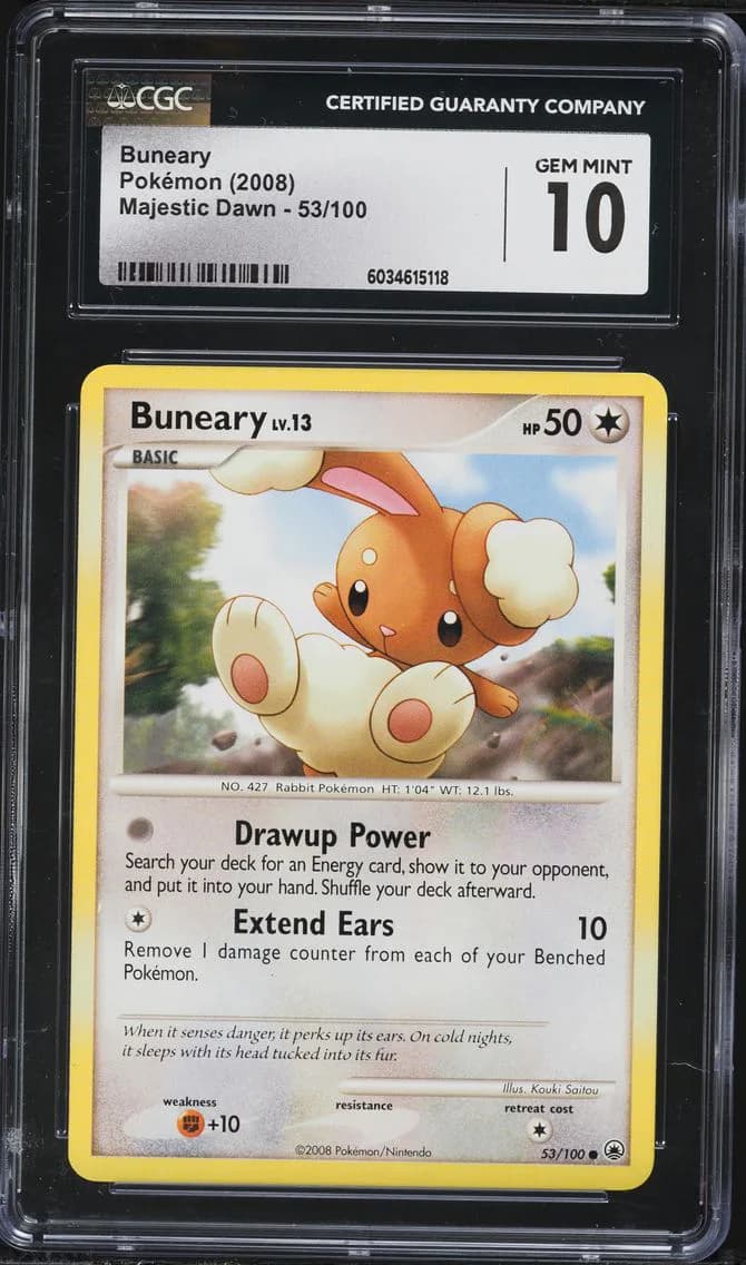 Buneary, Majestic Dawn, CGC 10
