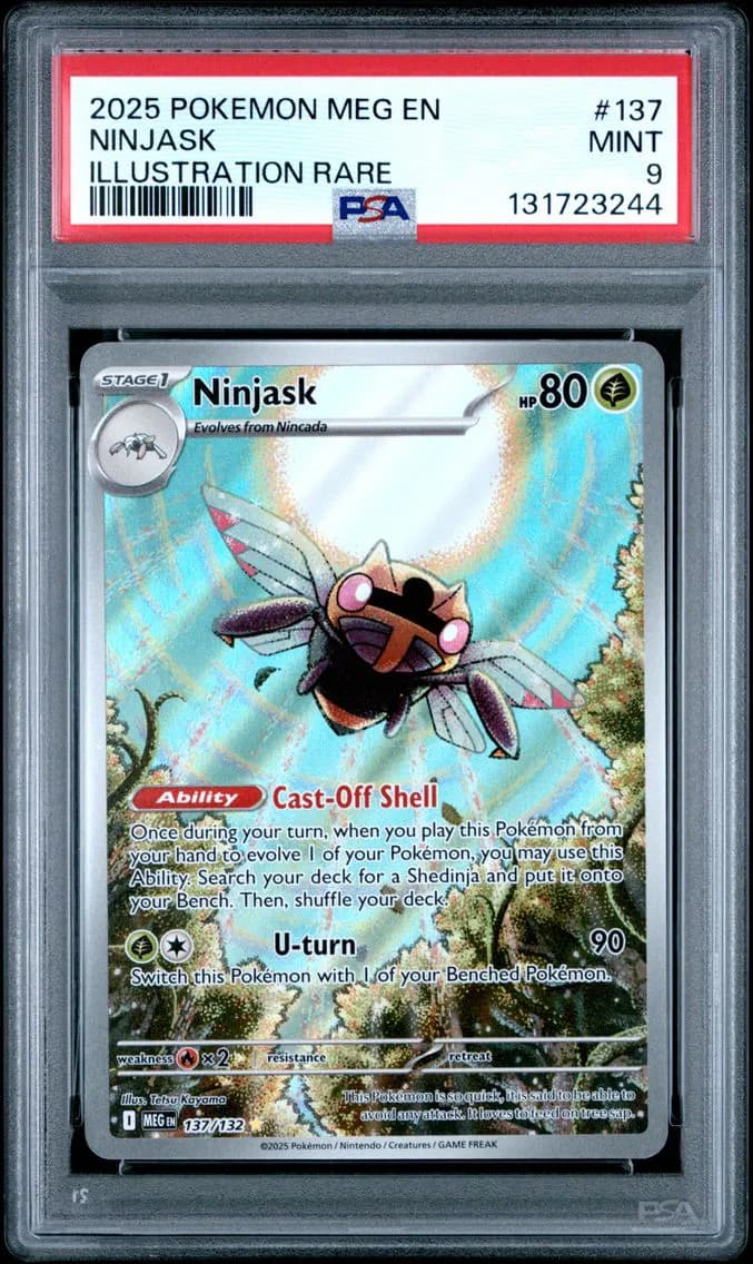 Ninjask, Mega Evolution, PSA 9